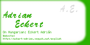 adrian eckert business card